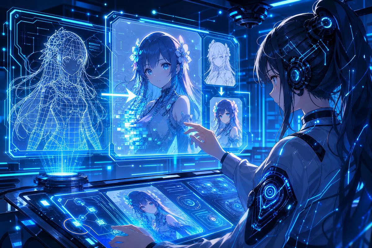 母狗AI动漫剪辑技术展示